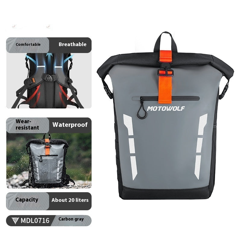 Mochila de Motocicleta Impermeable Premium