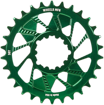 Wheels Manufacturing 30t SRAM Direct Mount Chainring - Green
