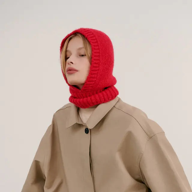 Gorro Balaclava de Punto para Uso Exterior en Invierno