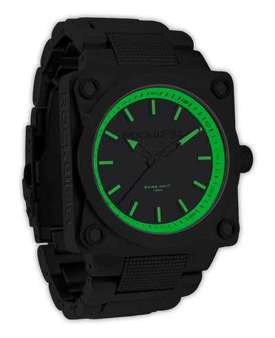 Rockwell 747 Black-Green Watch