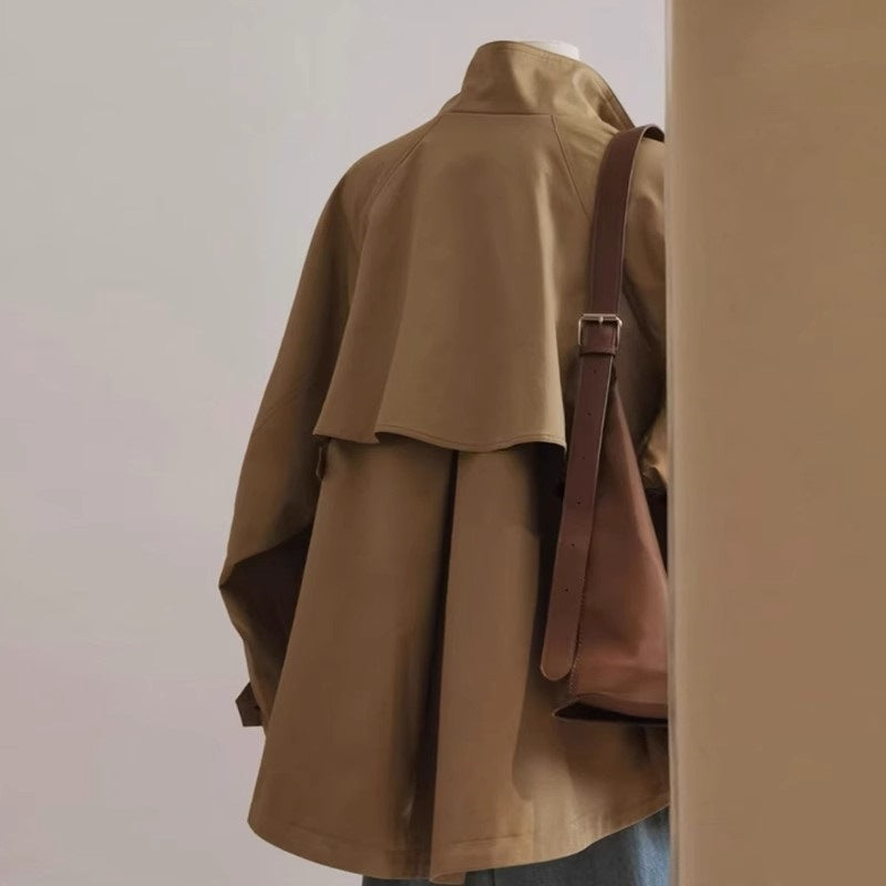Chic Korean and Japanese Inspired Spring Coat for Petites