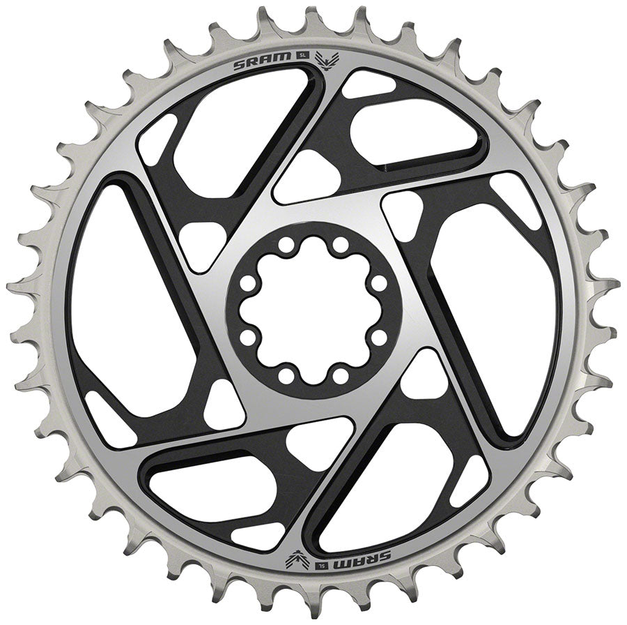 SRAM XX SL Eagle T-Type 38t Chaîne de Montage Direct - Noir/Argent