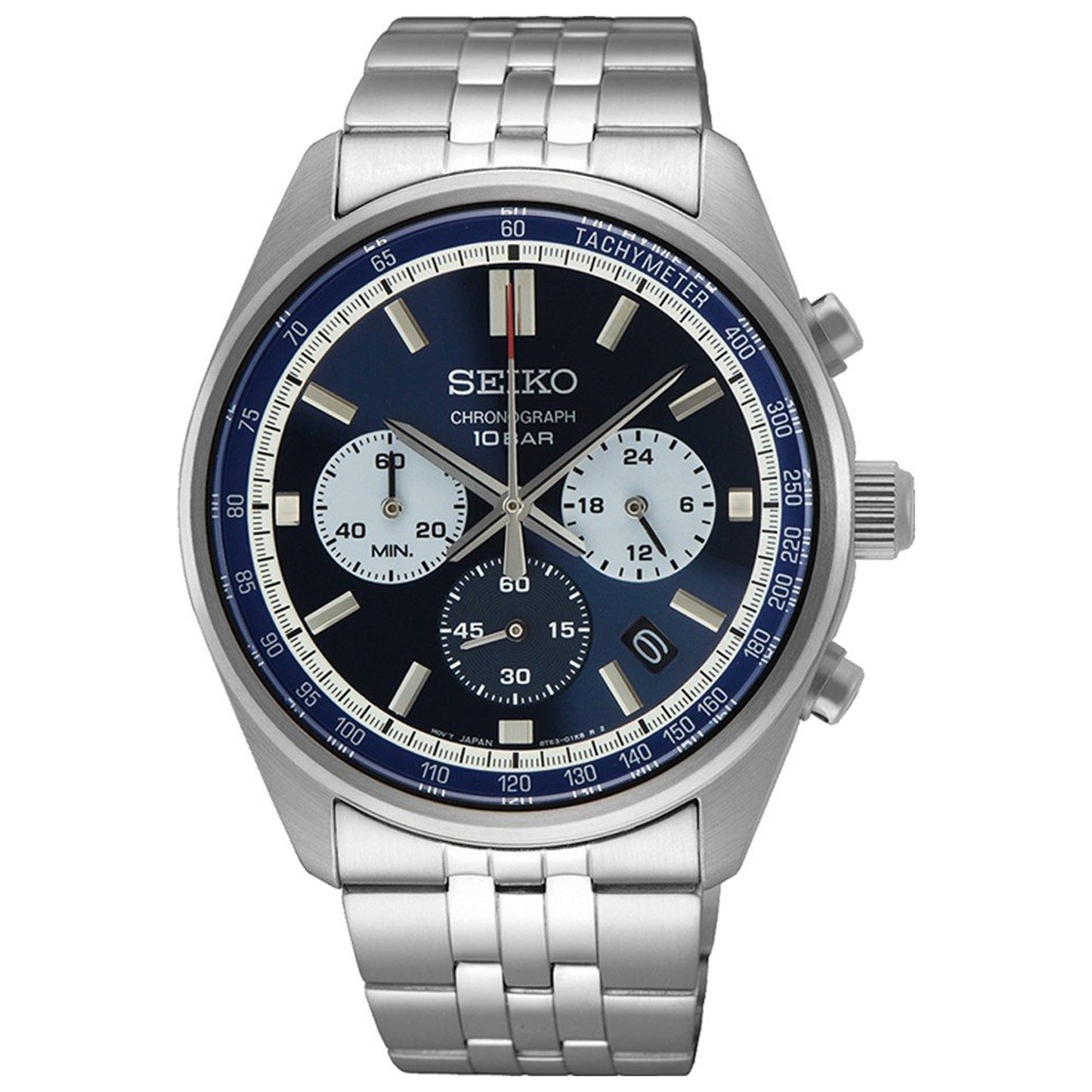 Montre Chronographe pour Homme Seiko - Cadran Bleu