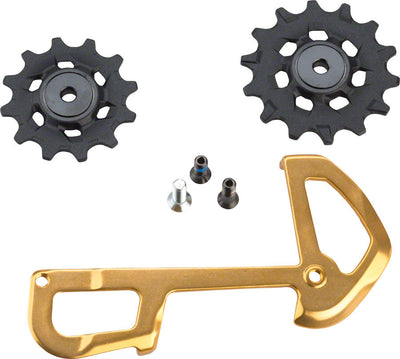 SRAM XX1 Eagle Ceramic Bearing Pulleys & Gold Inner Cage