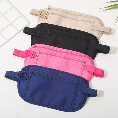 Invisible Thin Passport Waist Bag - Stylish & Secure