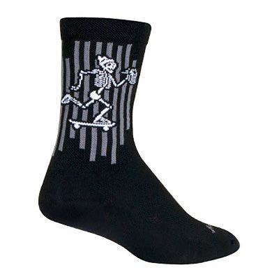 Chaussettes Crew Sockguy Hip Bones - Taille 9-13, Noir