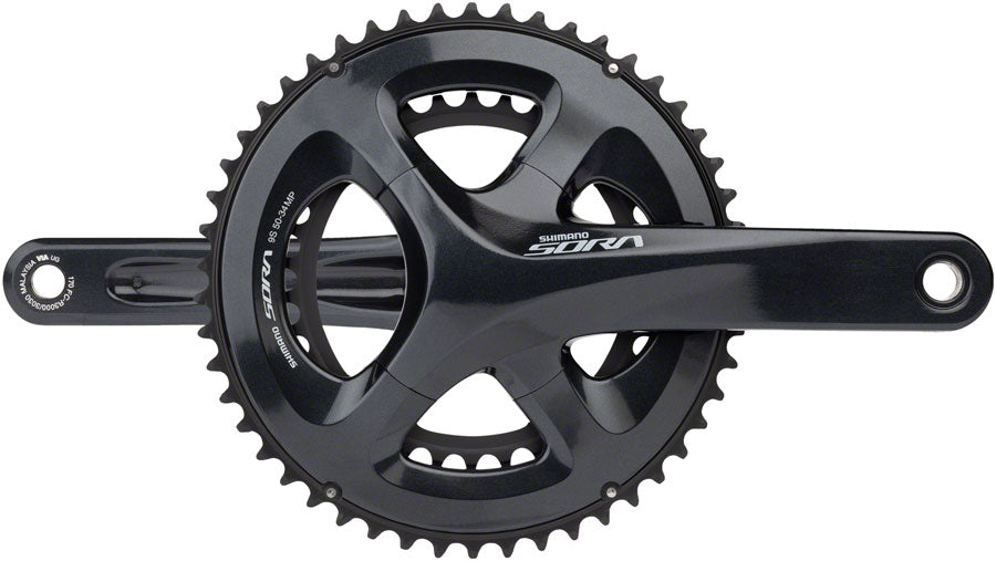Shimano Sora FC-R3000 Crankset - 165mm 9-Speed 50/34t Gray