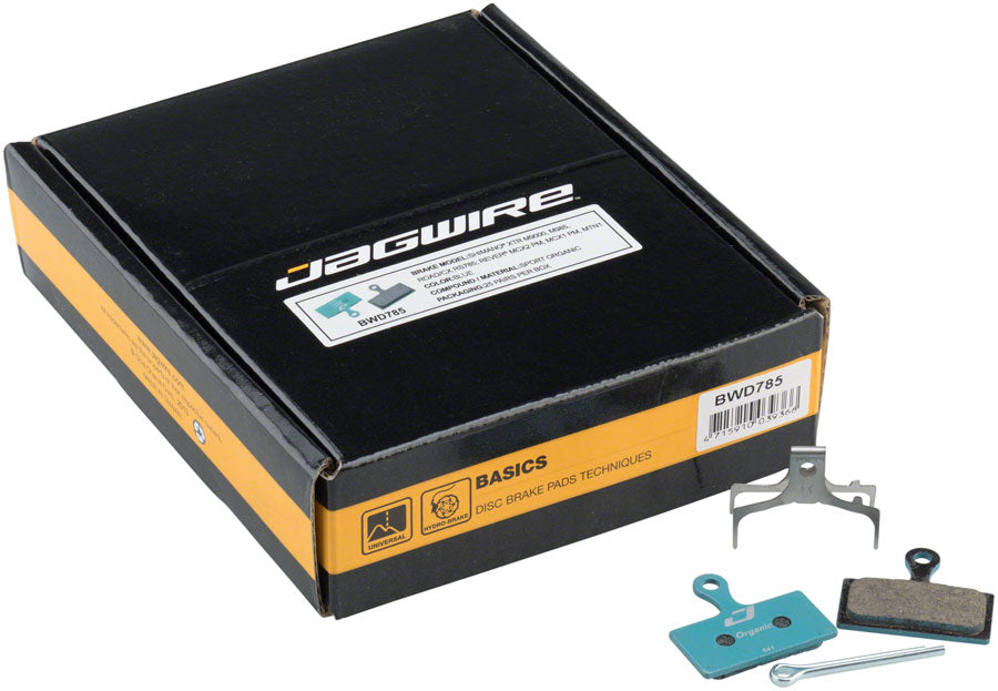 Plaquettes de frein à disque organiques Jagwire Sport - Boîte en vrac pour freins Shimano