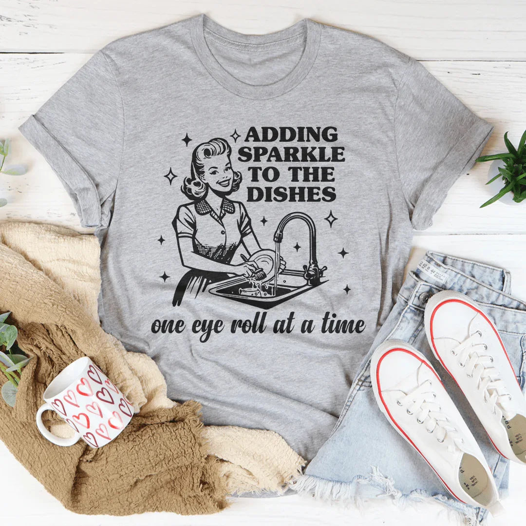 T-shirt Ajouter de l'Éclat aux Vaisselles