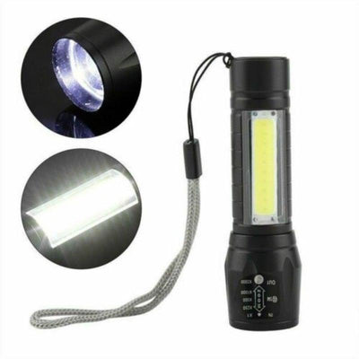 Versatile Rechargeable LED Tactical Flashlight - Compact & Waterproof - Korvel