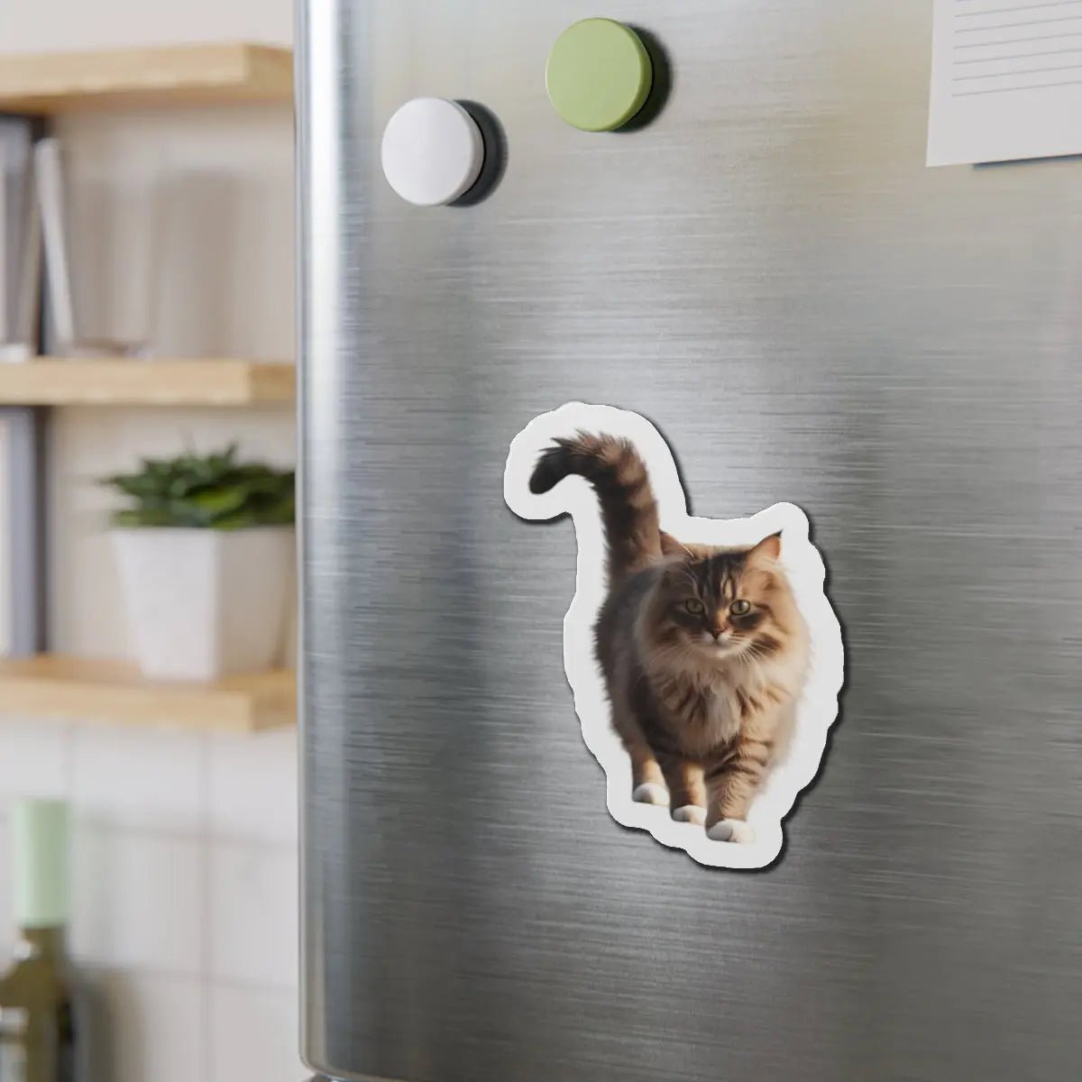 Magnète découpé en forme de chat charmant pour la décoration intérieure