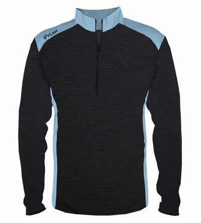 Aerial Pullover - Black/Columbia Blue