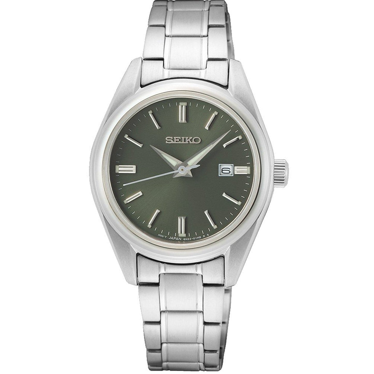Seiko Men's Classic Watch with Green Dial