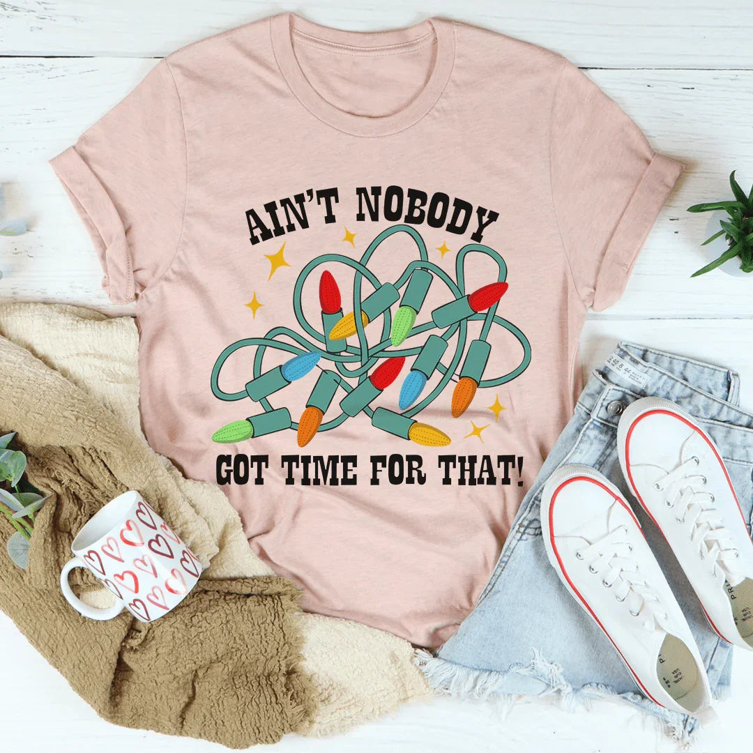 Nadie tiene tiempo para esa camiseta