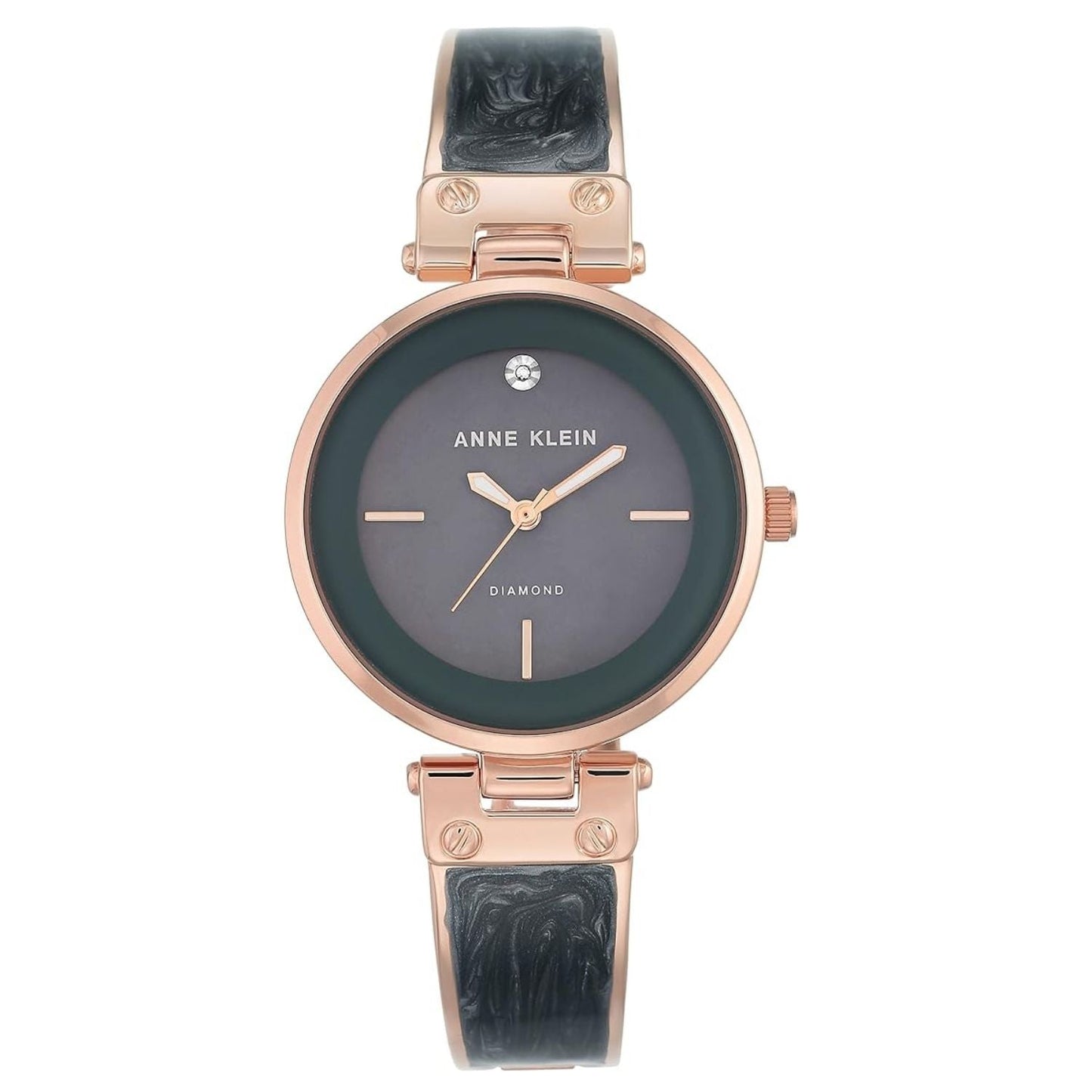 Montre Bangle Grise pour Femme Anne Klein