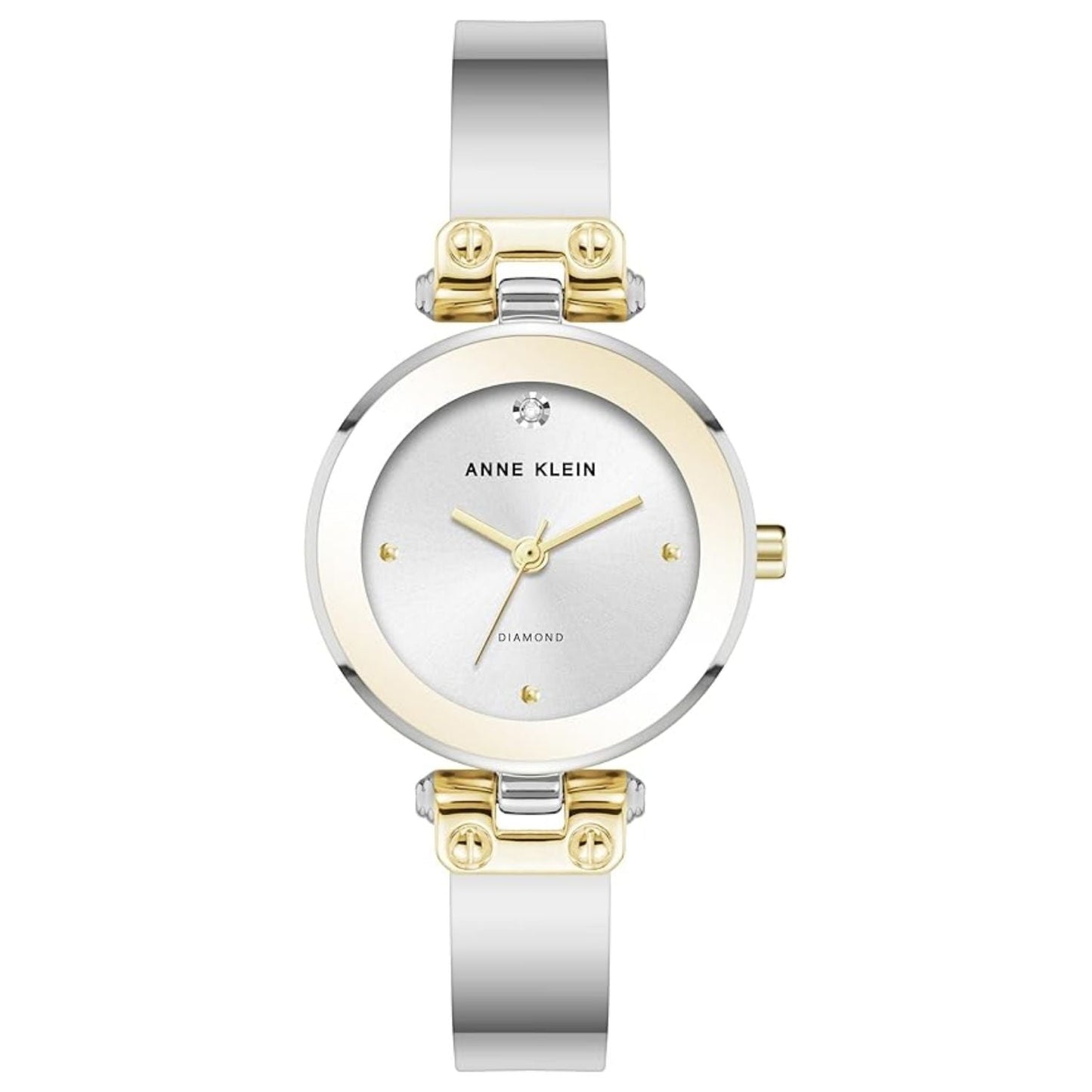 Reloj de Pulsera Clásico de Plata para Mujer Anne Klein