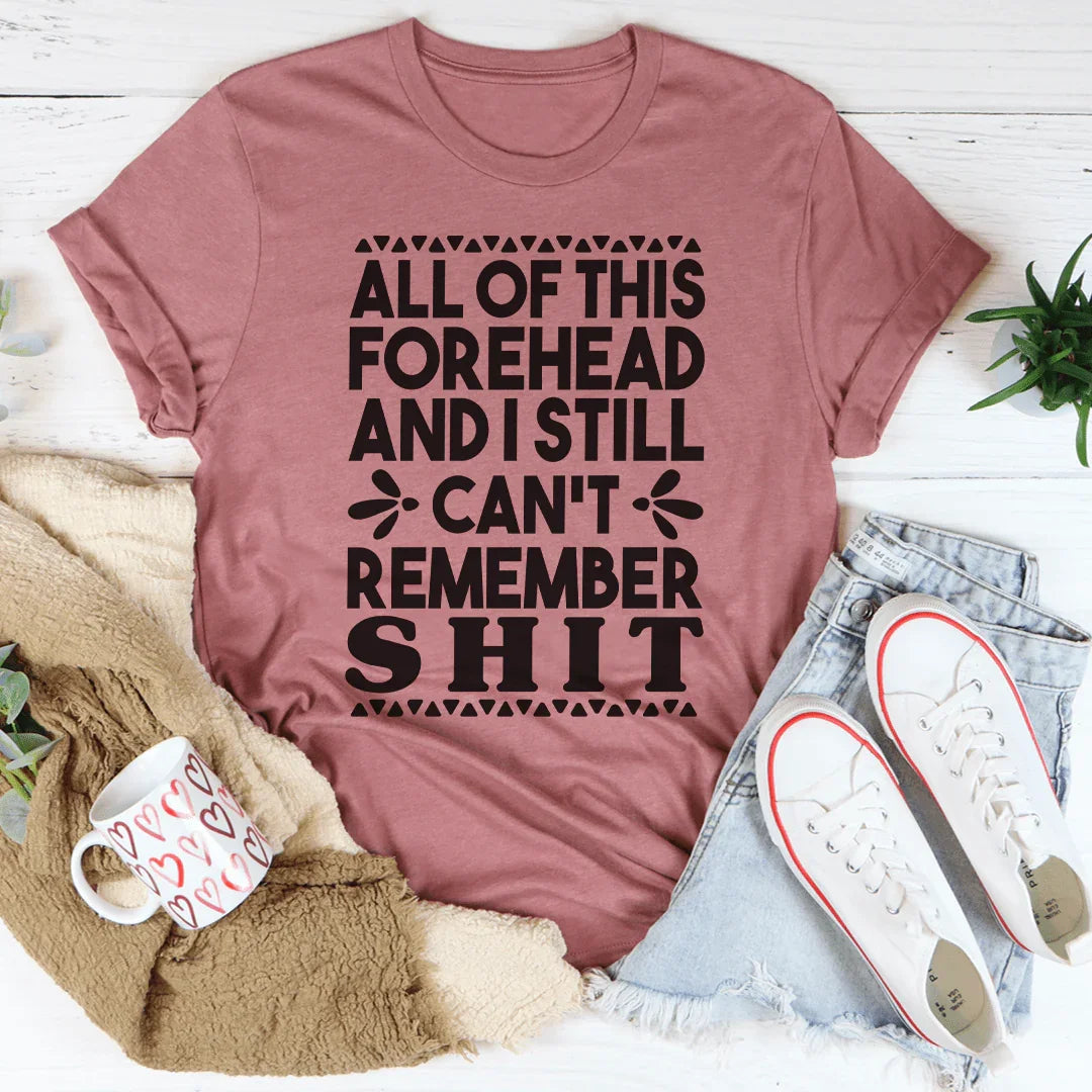 Toda esta frente y todavía no puedo recordar la camiseta