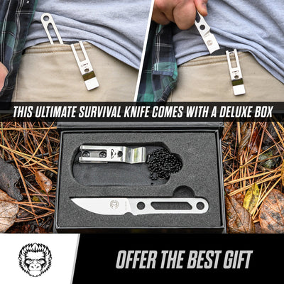 Ultimate All-Steel Survival Knife Set for Outdoor Enthusiasts - Korvel