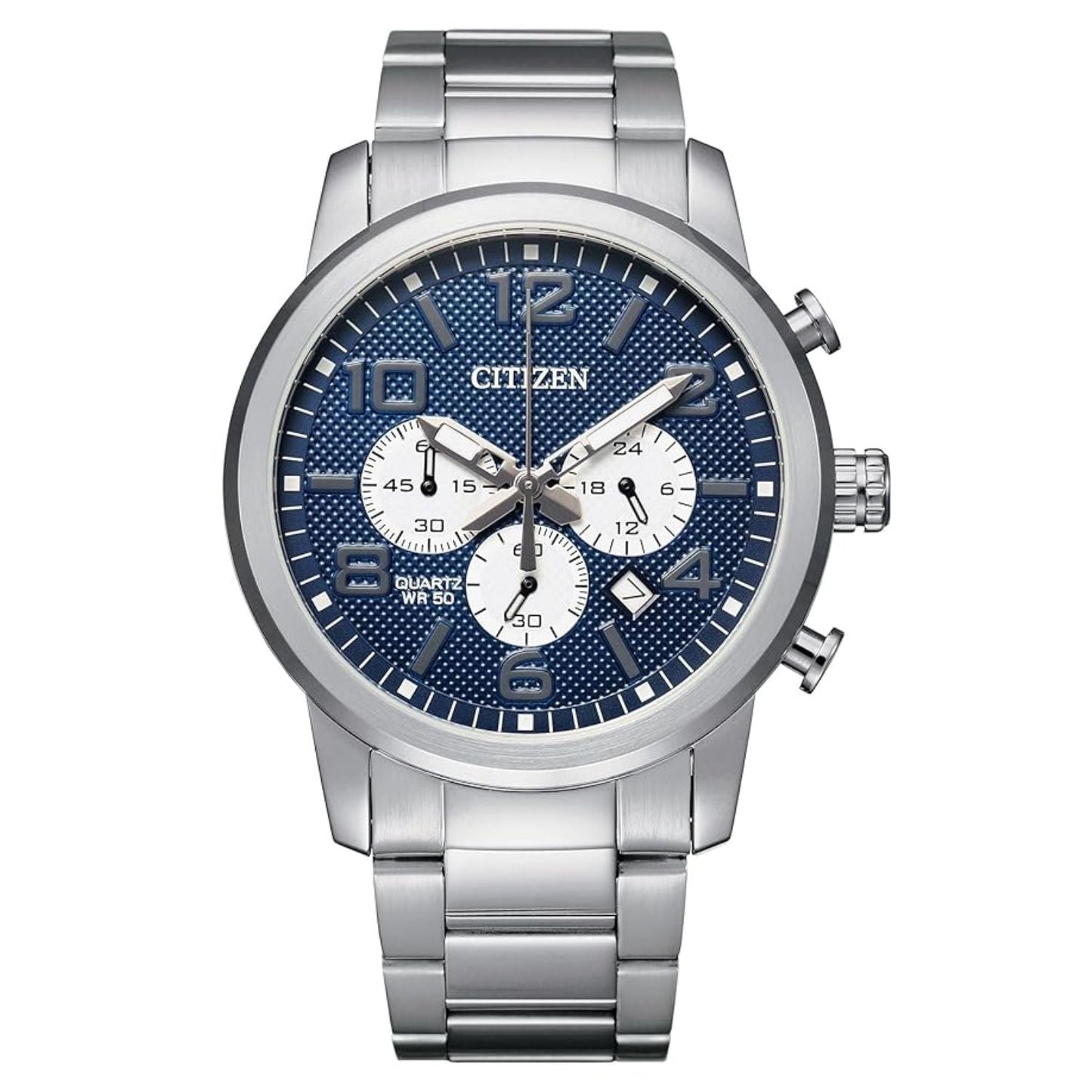 Citizen Men's Classic Watch - Blue Dial, Stainless Steel
