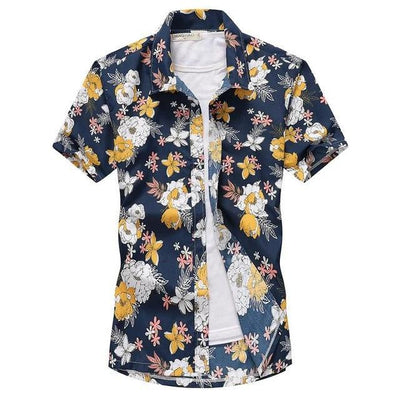 Chemise de mode à manches courtes Aloha pour hommes