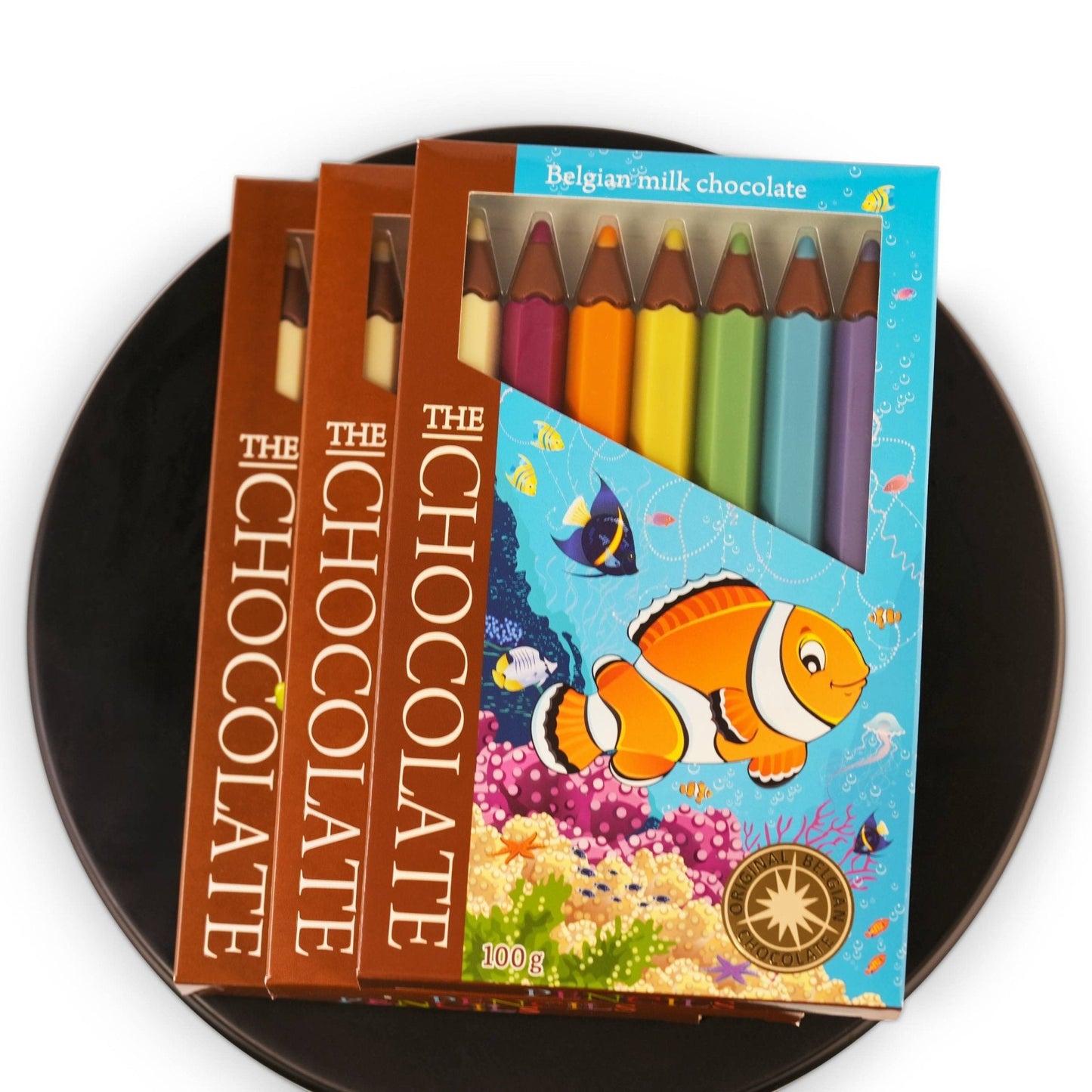 Andy Anand Milk Chocolate Crayon Boxes, 3-Pack – Fun Kids’ Treats