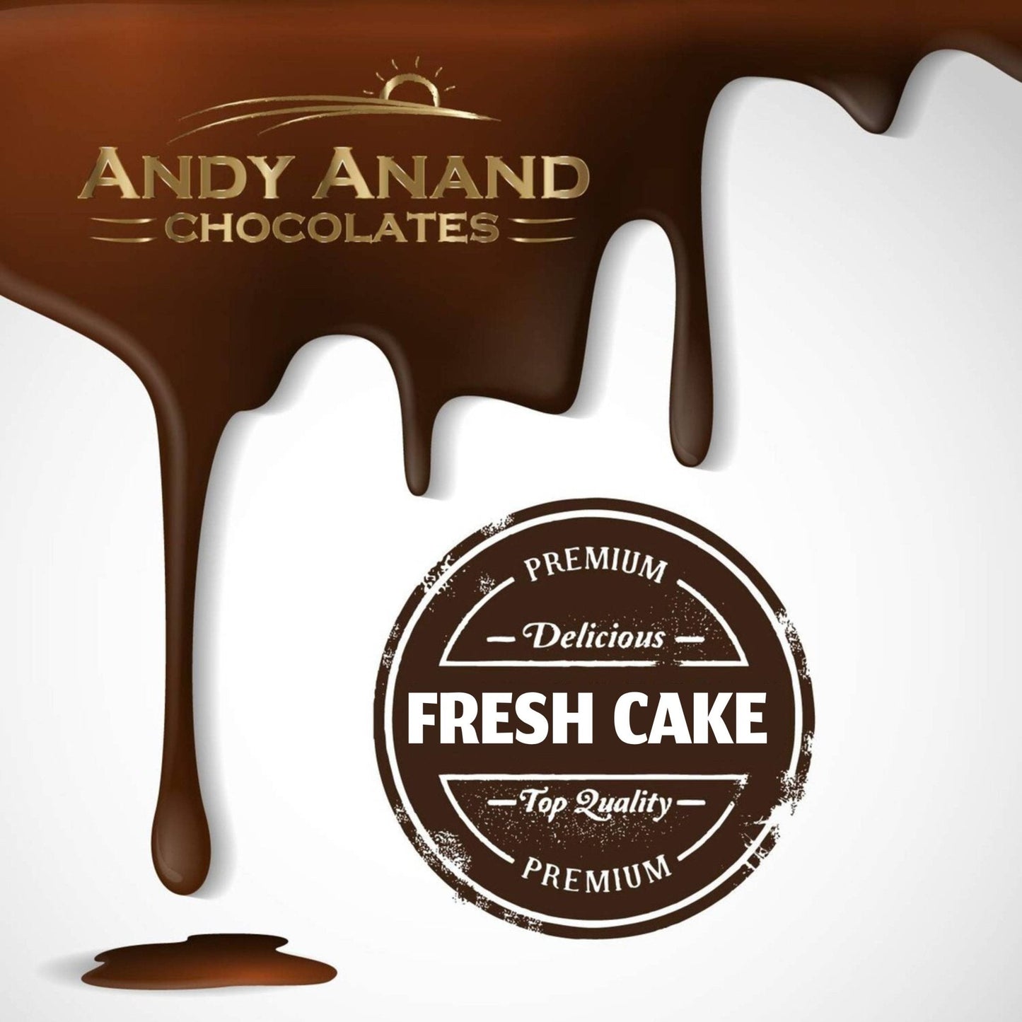Gâteau au chocolat et à la fraise sans sucre Keto Andy Anand - 9"