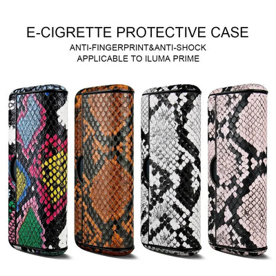 Premium Snake Pattern Leather Case for Electronics