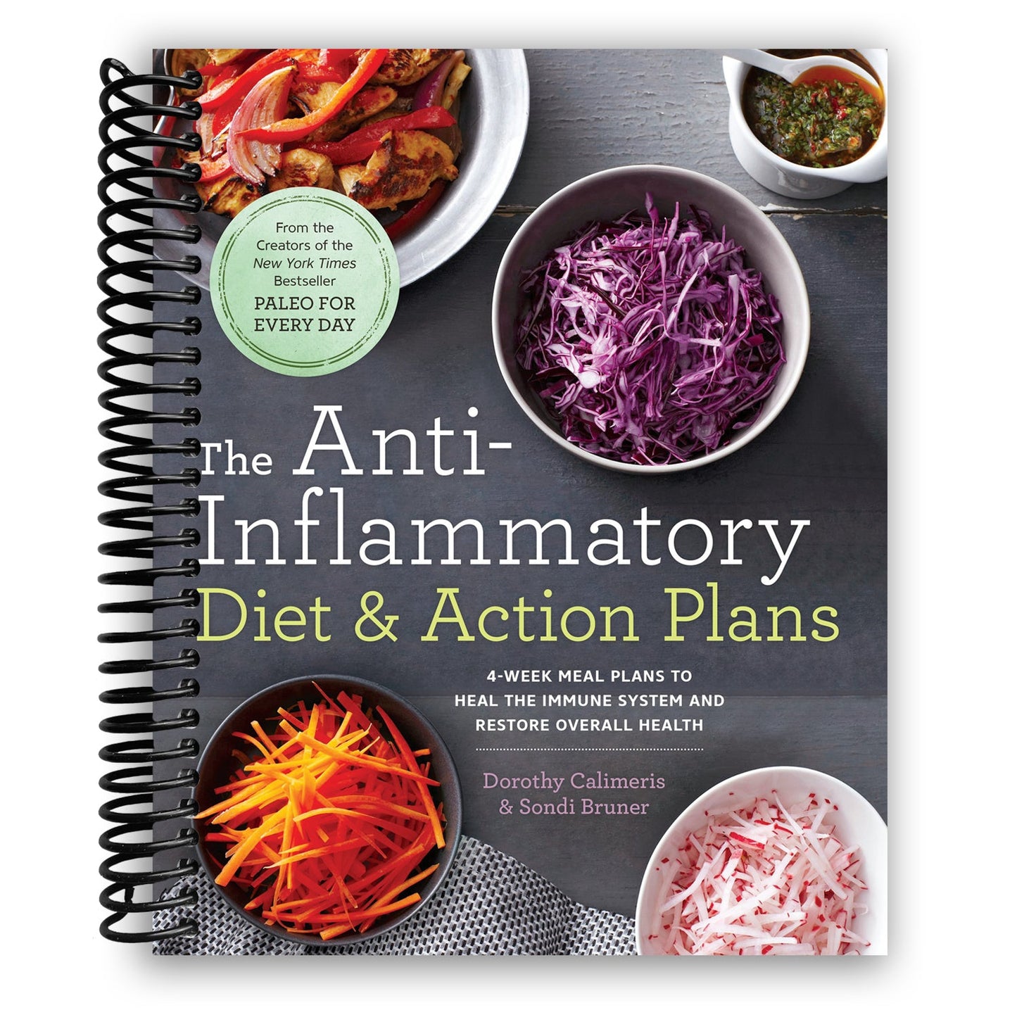 Transform Your Health: 4-Week Anti-Inflammatory Meal Plans for Immune Support (Spiral Bound) - Korvel