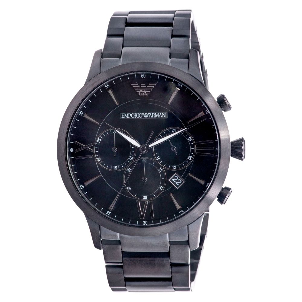 Armani Men's Emporio Watch - Elegant Black Dial
