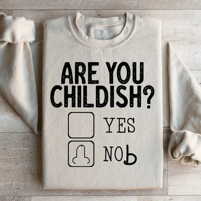 Sudadera ¿Eres infantil?