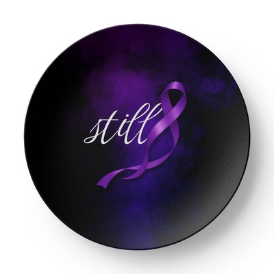 Plato Decorativo Still | Diseño de Concienciación sobre la Epilepsia