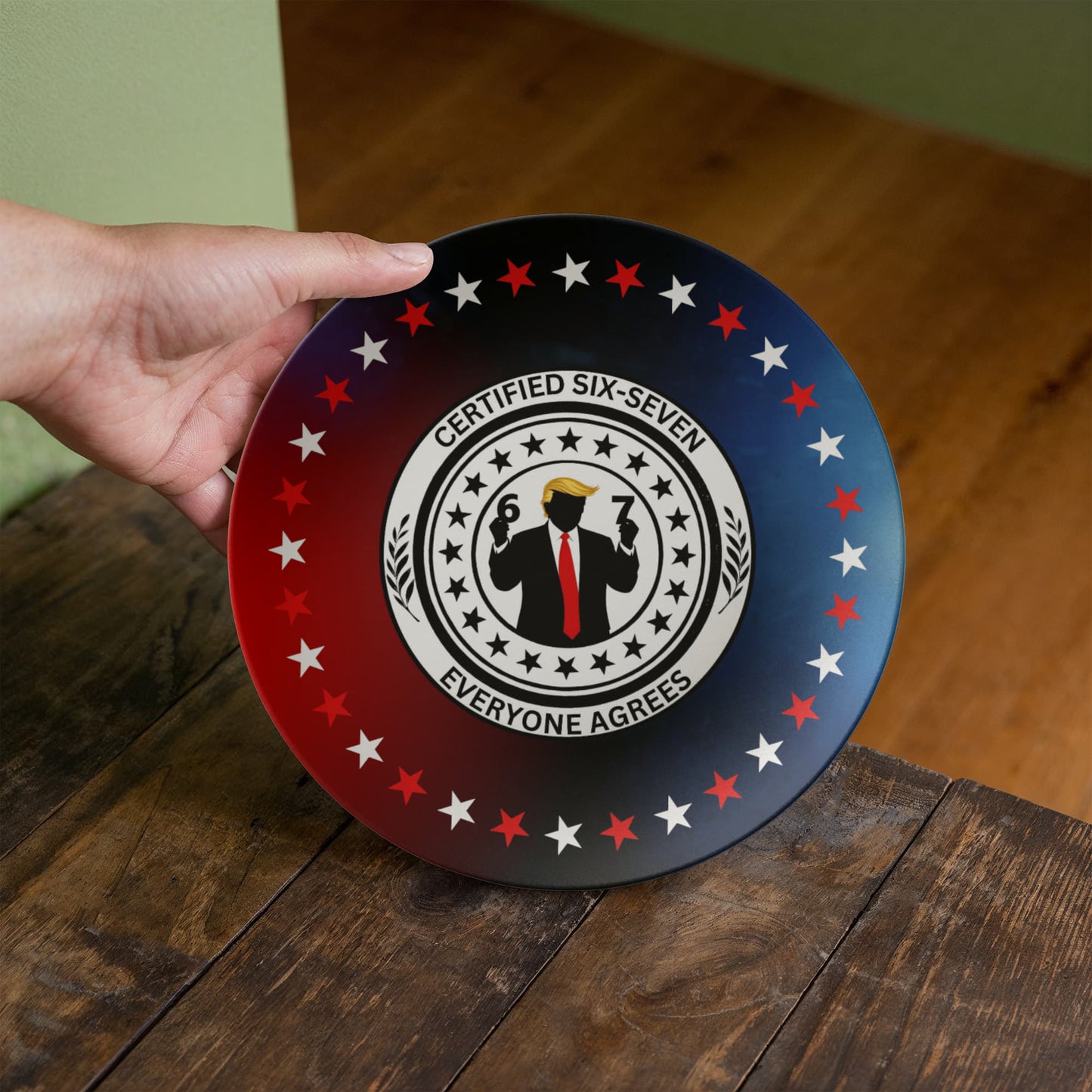 Six Seven Dinner Plate – Parody Servingware