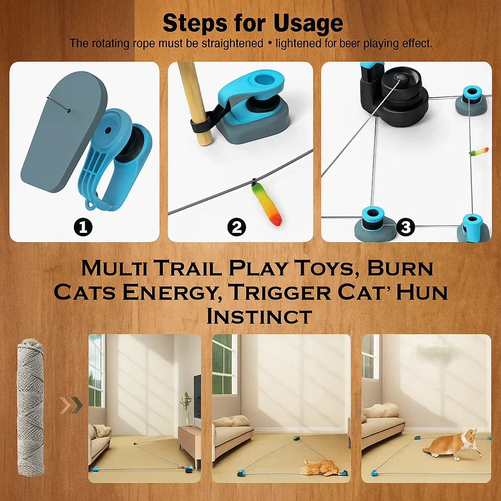 FeatherRun Cat Toy - Korvel