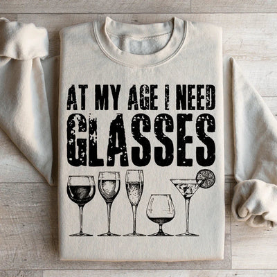 A mi edad necesito gafas sudadera