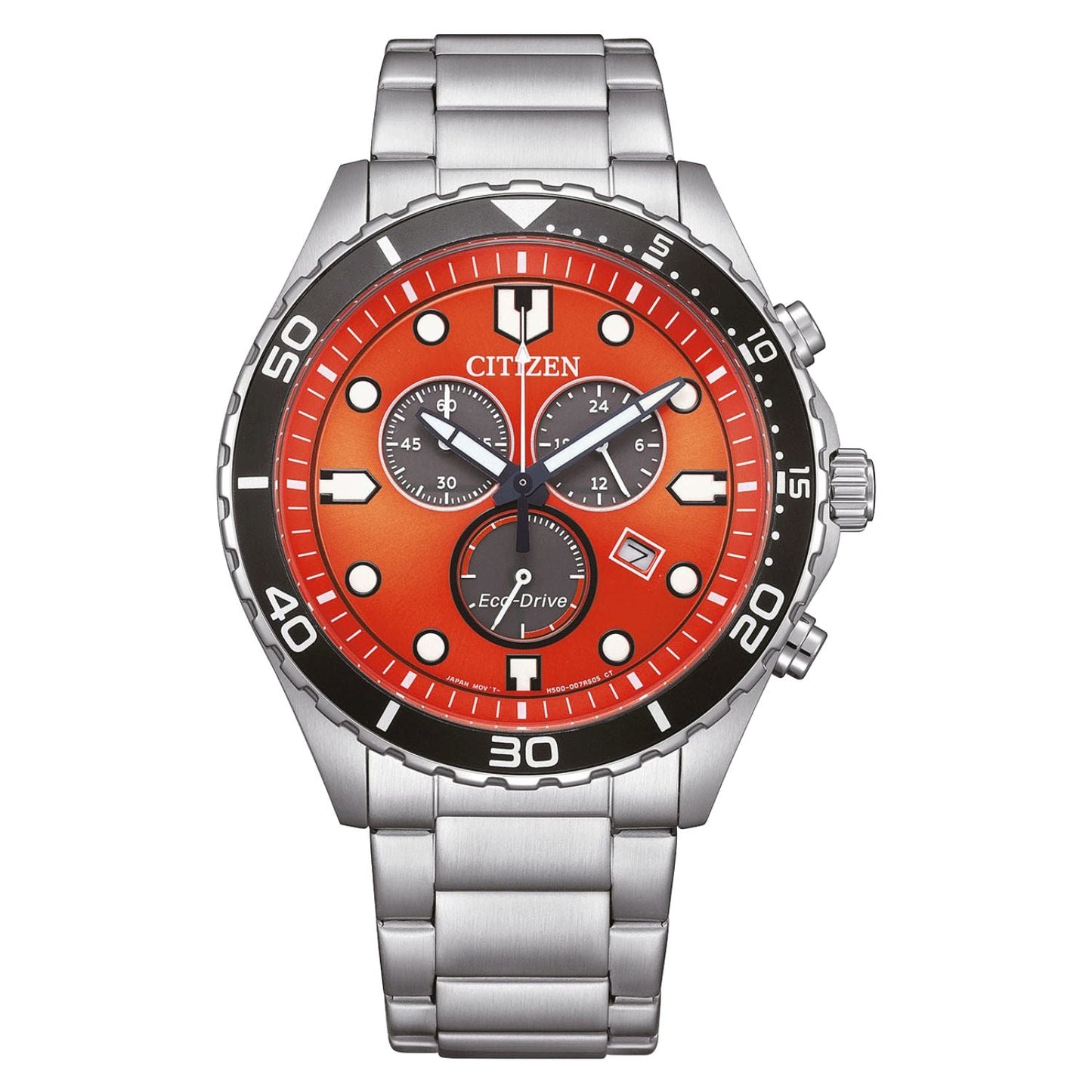 Reloj Eco-Drive para Hombre Citizen con Esfera Naranja