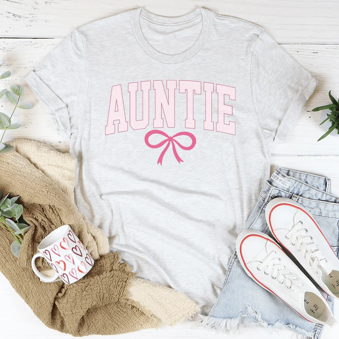 T-shirt Auntie Coquette avec nœud