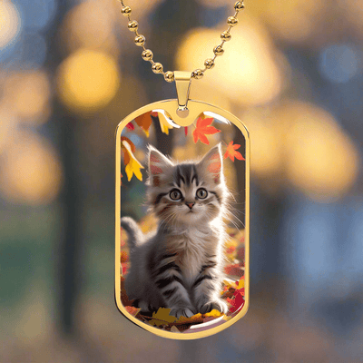 Collar de Gatito de Otoño para Amantes de los Gatos