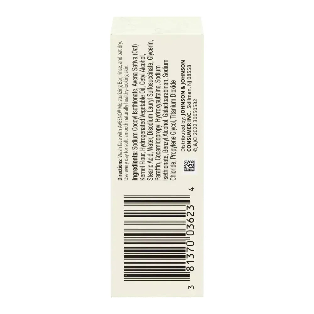 Aveeno Active Naturals Fragrance-Free Moisturizing Bar 3.5 oz