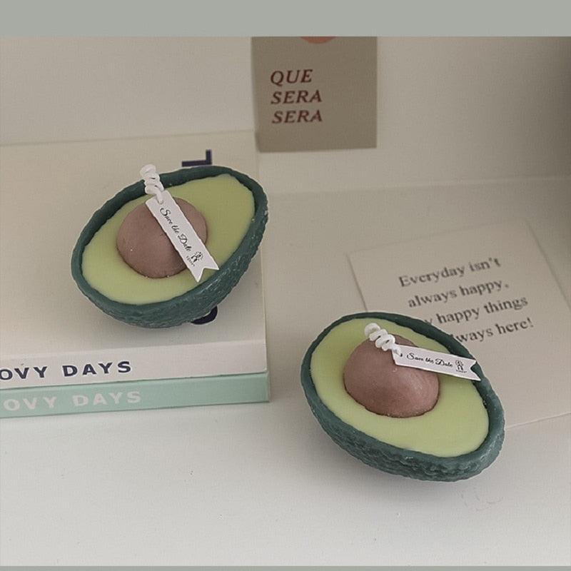 Vela Aromática de Aguacate - Cera de Parafina Premium para Decoración del Hogar