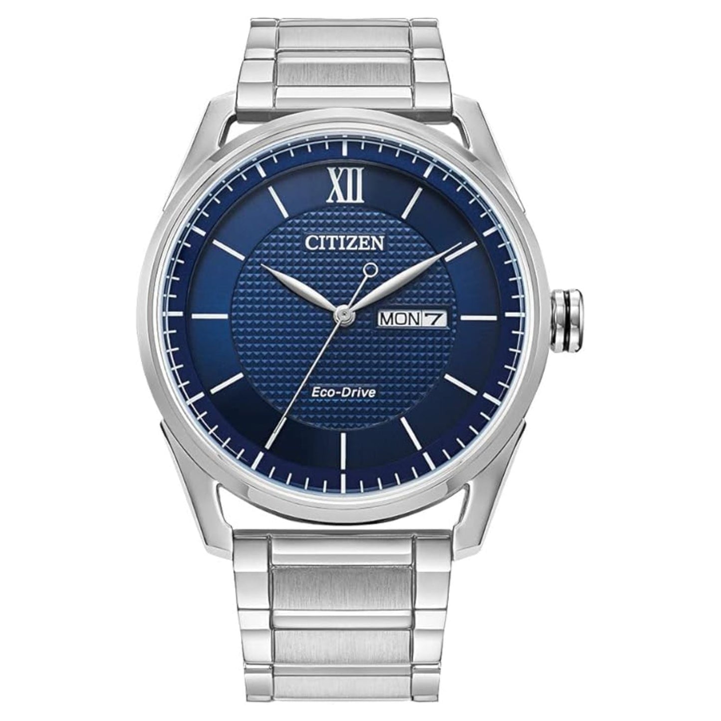 Citizen Men's Eco-Drive Watch with Blue Dial