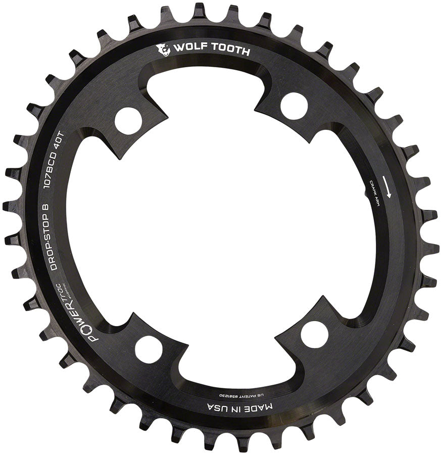 Wolf Tooth Elliptical 107 BCD Chainring - 38t for SRAM Cranks