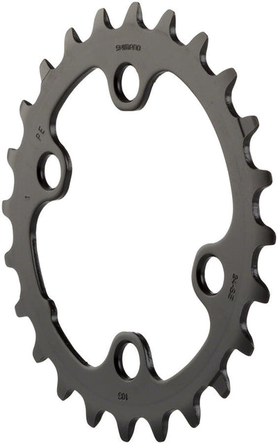 Shimano Deore FC-M6000 Chainring - 24t 10-Speed Asymmetric BCD