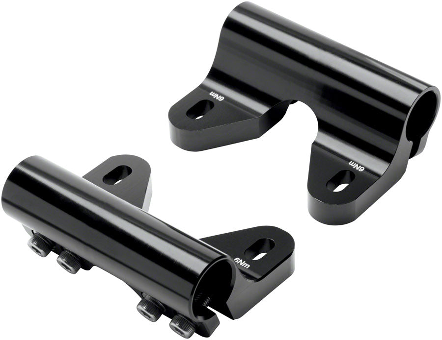 Juego de abrazaderas Benno Rail Clamp Plus - Boost EVO 4-5 46er RemiDemi XL Negro