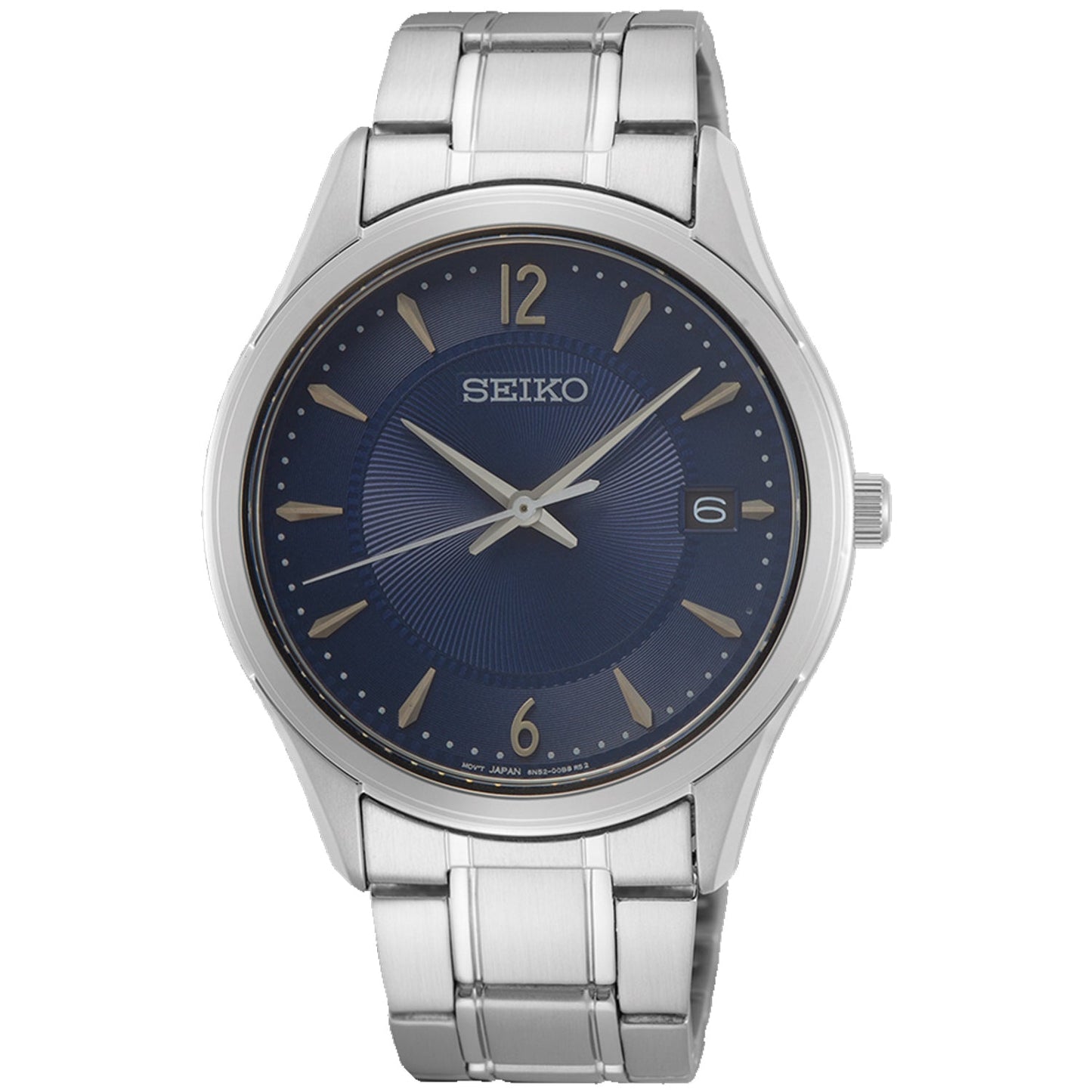 Montre Noble pour Homme Seiko - Cadran Bleu Élégant