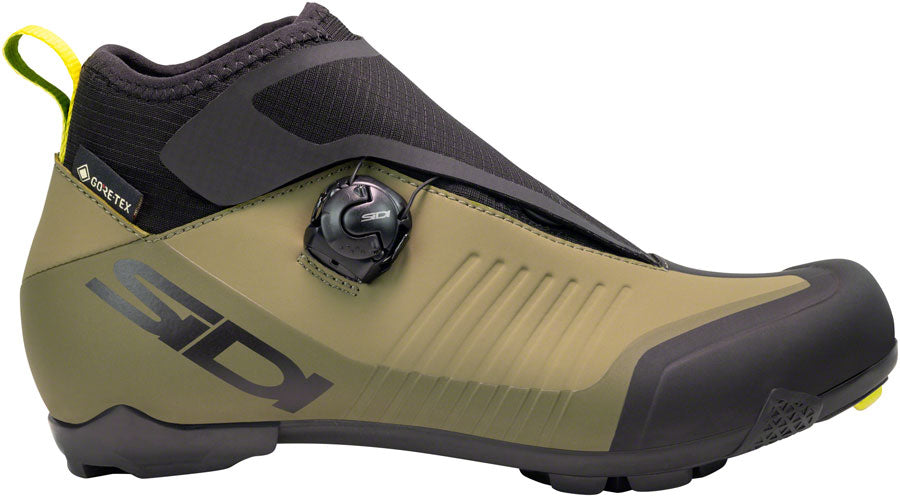 SIDI Hiemx Cycling Boot - Black/Green Olive Size 45