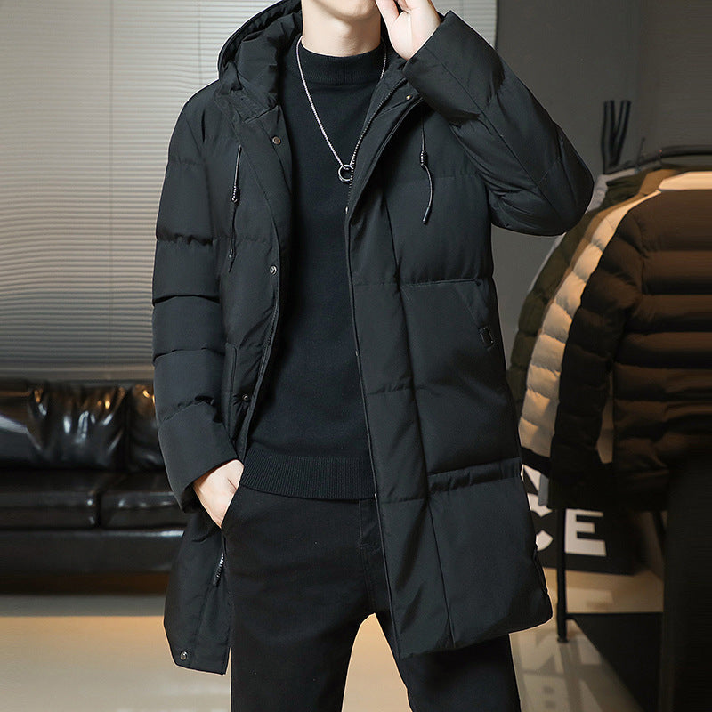 Men's Plus Size Winter Hooded Parka