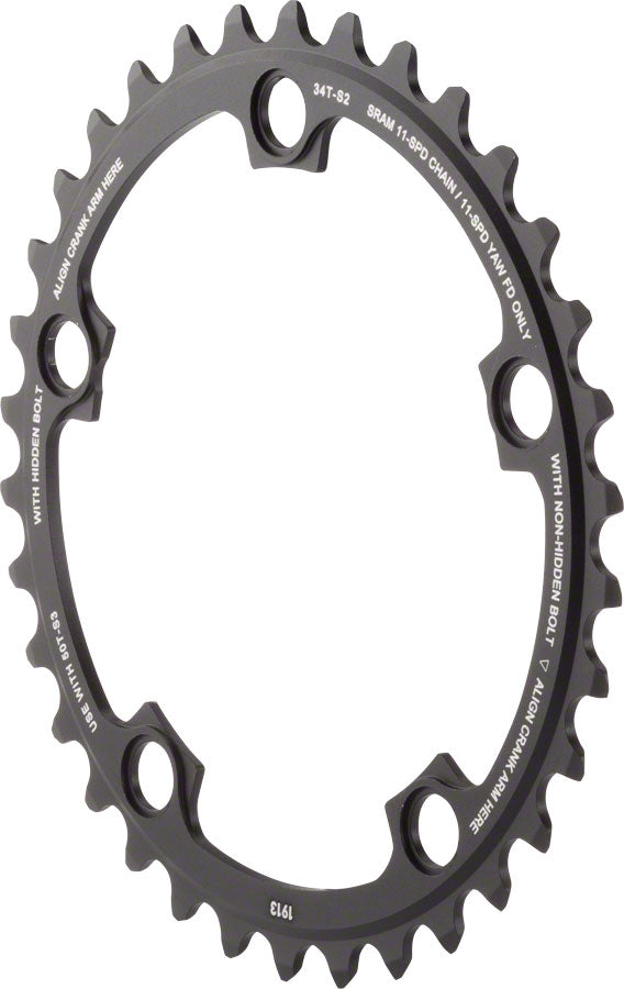 Chaîne SRAM 11 vitesses 34T 110mm BCD - Noir