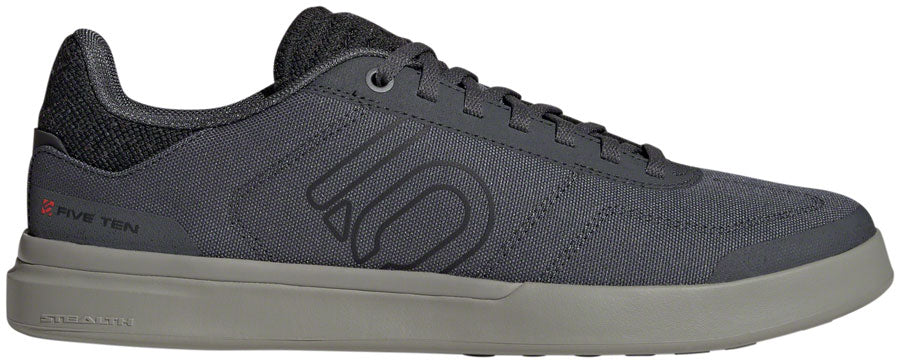 Five Ten Sleuth DLX Canvas Flat Shoes - Hombre Gris Seis/Negro Núcleo/Estrato Oliva 11.5