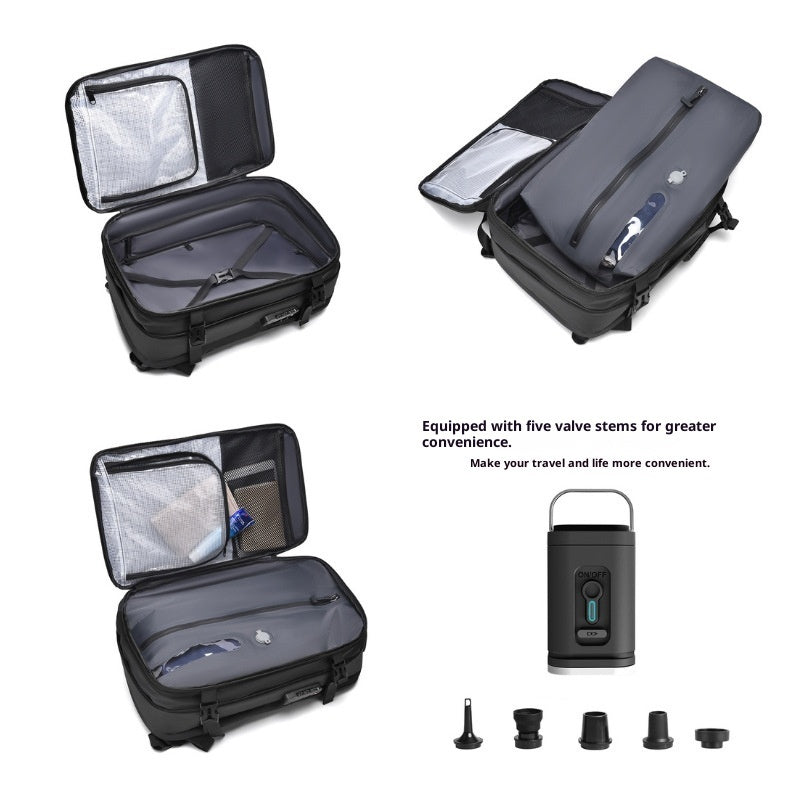 Mochila de Viaje con Compresión al Vacío para Hombres