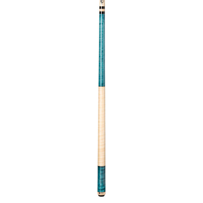 Custom Teal Birdseye Lucasi Billiard Cue Stick - Korvel